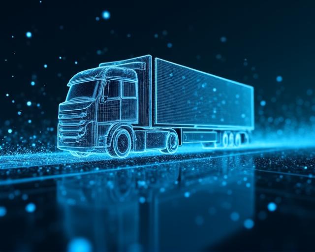Abstract representation of secure logistics data flow